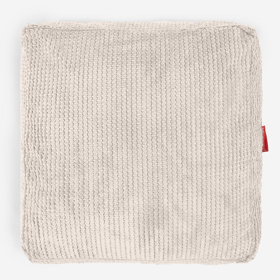 Large Floor Cushion - Pom Pom Ivory 03