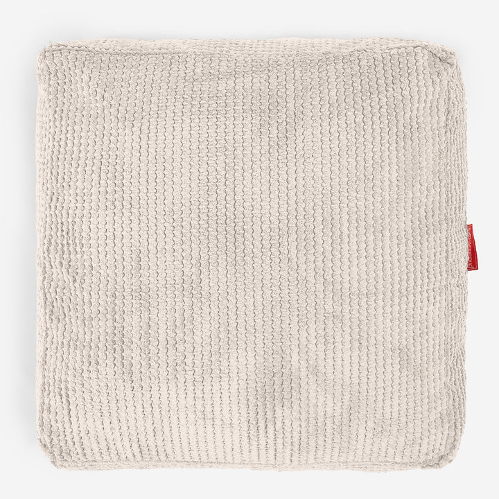 Large Floor Cushion - Pom Pom Ivory 03