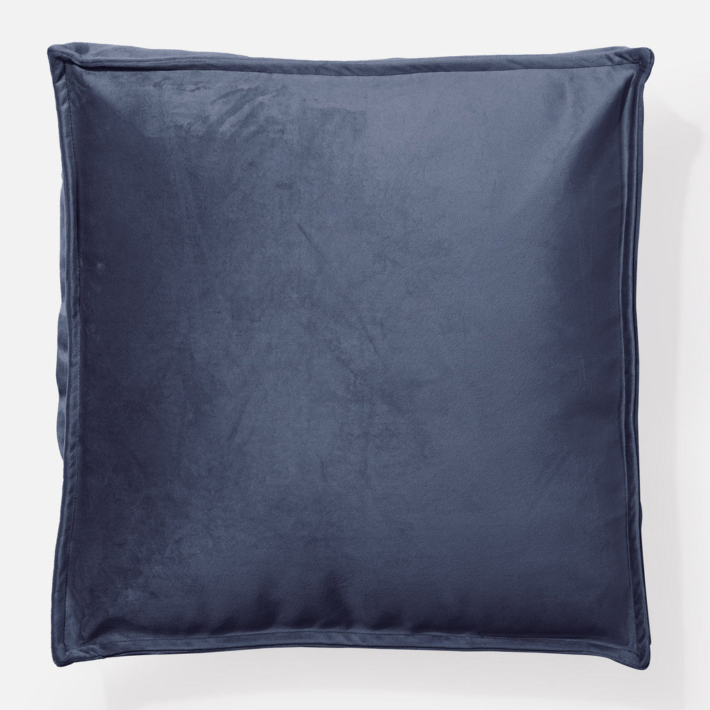 Large Floor Cushion - Velvet Midnight Blue 03