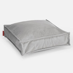 Large Floor Cushion - Velvet Silver