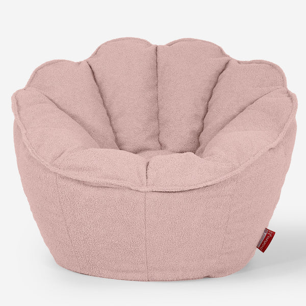 Natalia Sacco Bean Bag Chair - Boucle Pink 01