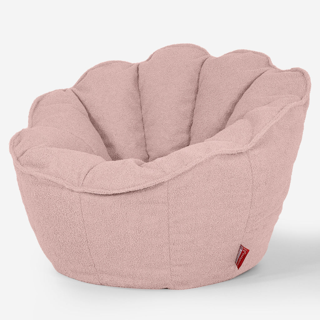 Natalia Sacco Bean Bag Chair - Boucle Pink 02