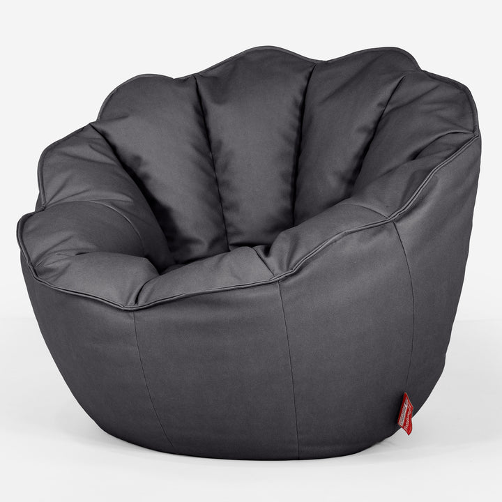 Natalia Sacco Bean Bag Chair - Vegan Leather Black 02