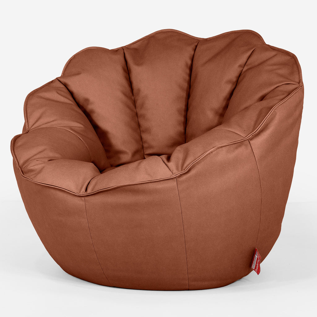 Natalia Sacco Bean Bag Chair - Vegan Leather Chestnut 02