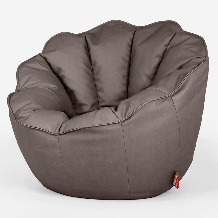 Natalia Sacco Bean Bag Chair - Vegan Leather Chocolate 02