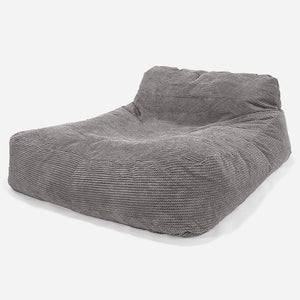 Double Day Bed Bean Bag - Pom Pom Charcoal Grey