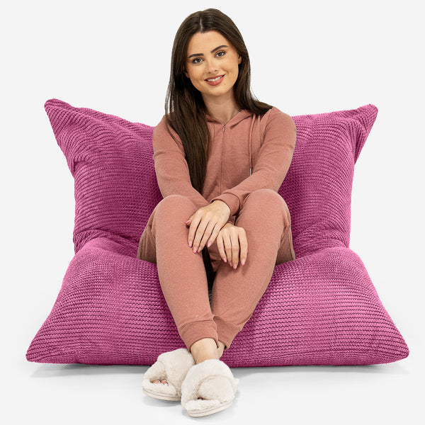 XL Pillow Beanbag - Pom Pom Pink 01