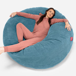 Mega Mammoth Bean Bag Sofa - Pom Pom Aegean Blue