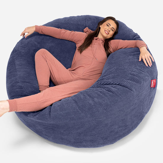 Mega Mammoth Bean Bag Sofa - Pom Pom Purple 01
