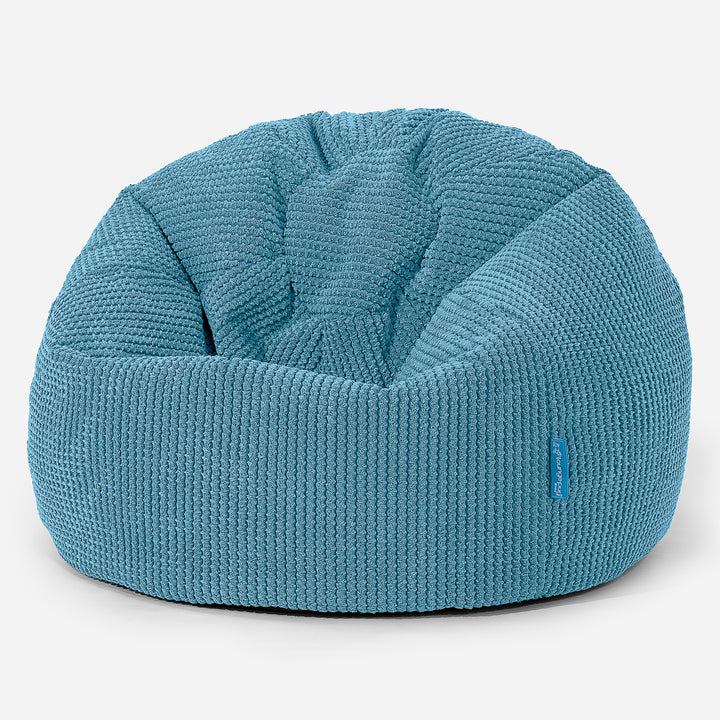 Classic Kids Bean Bag Chair 1-5 yr - Pom Pom Aegean Blue 01