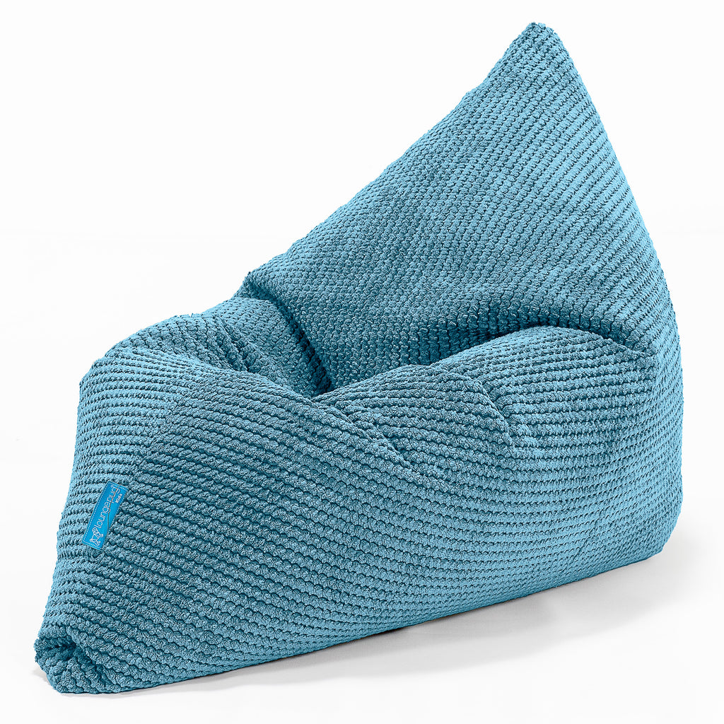 Children's Beanbag Pillow - Pom Pom Aegean Blue 03