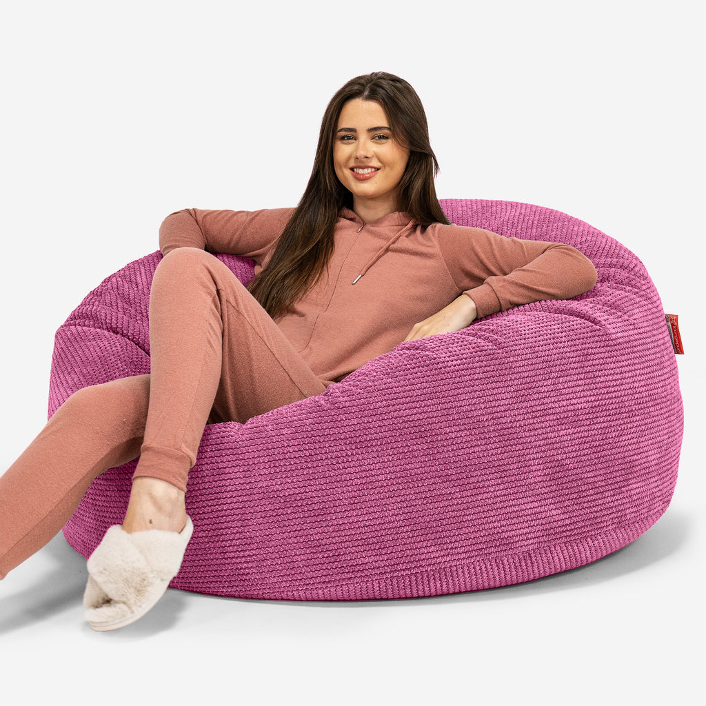 Mammoth Bean Bag Sofa - Pom Pom Pink 01
