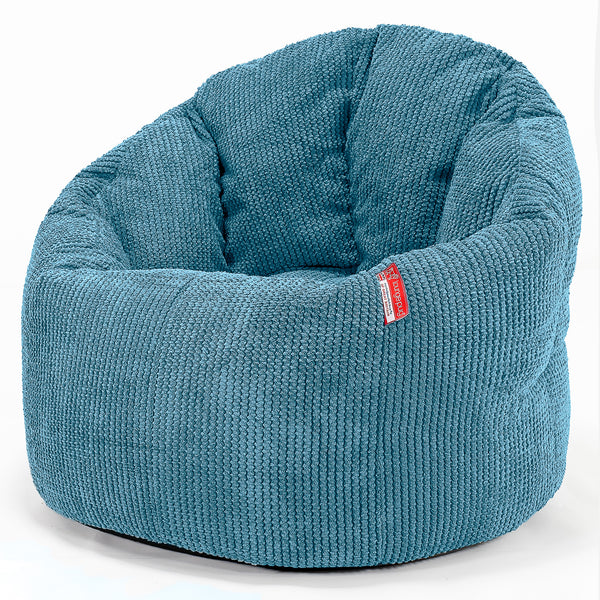 Cuddle Up Beanbag Chair - Pom Pom Aegean Blue 01