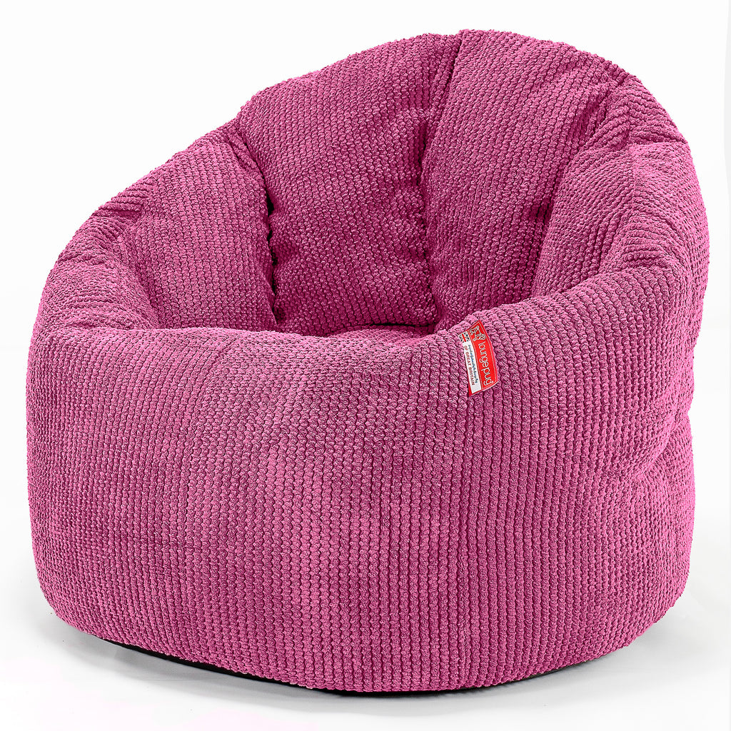 Cuddle Up Beanbag Chair - Pom Pom Pink 01
