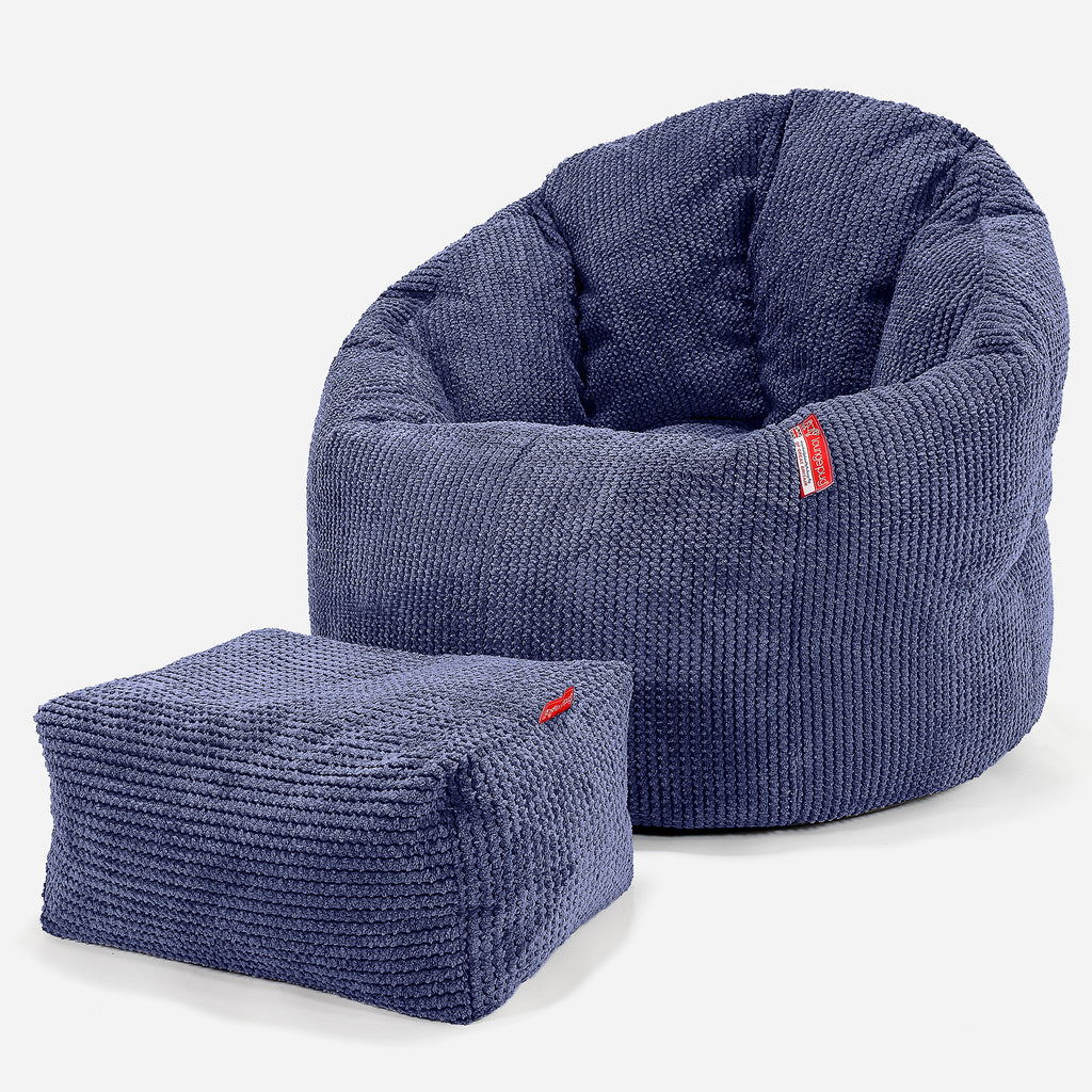 Cuddle Up Beanbag Chair - Pom Pom Purple 02