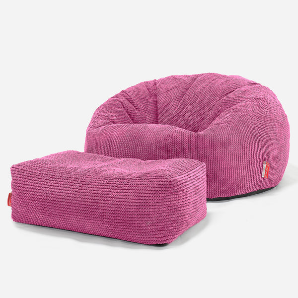 Classic Sofa Bean Bag - Pom Pom Pink 01