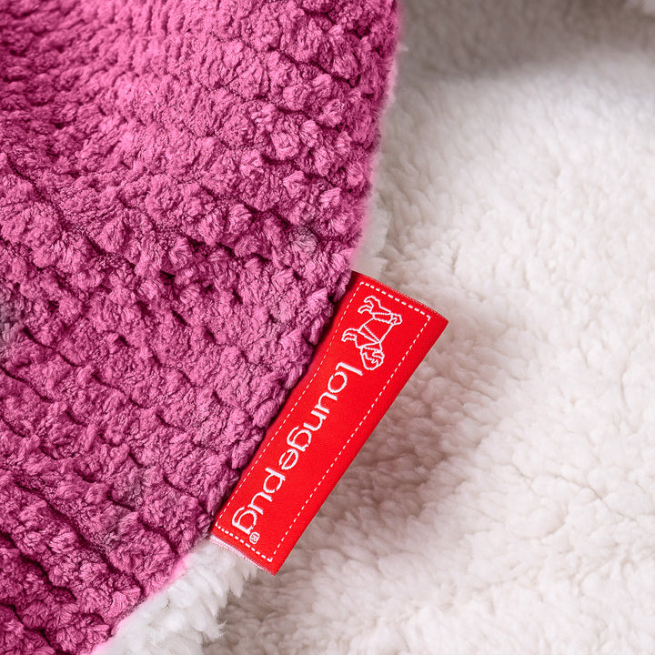 Sherpa Throw / Blanket - Pom Pom Pink 04