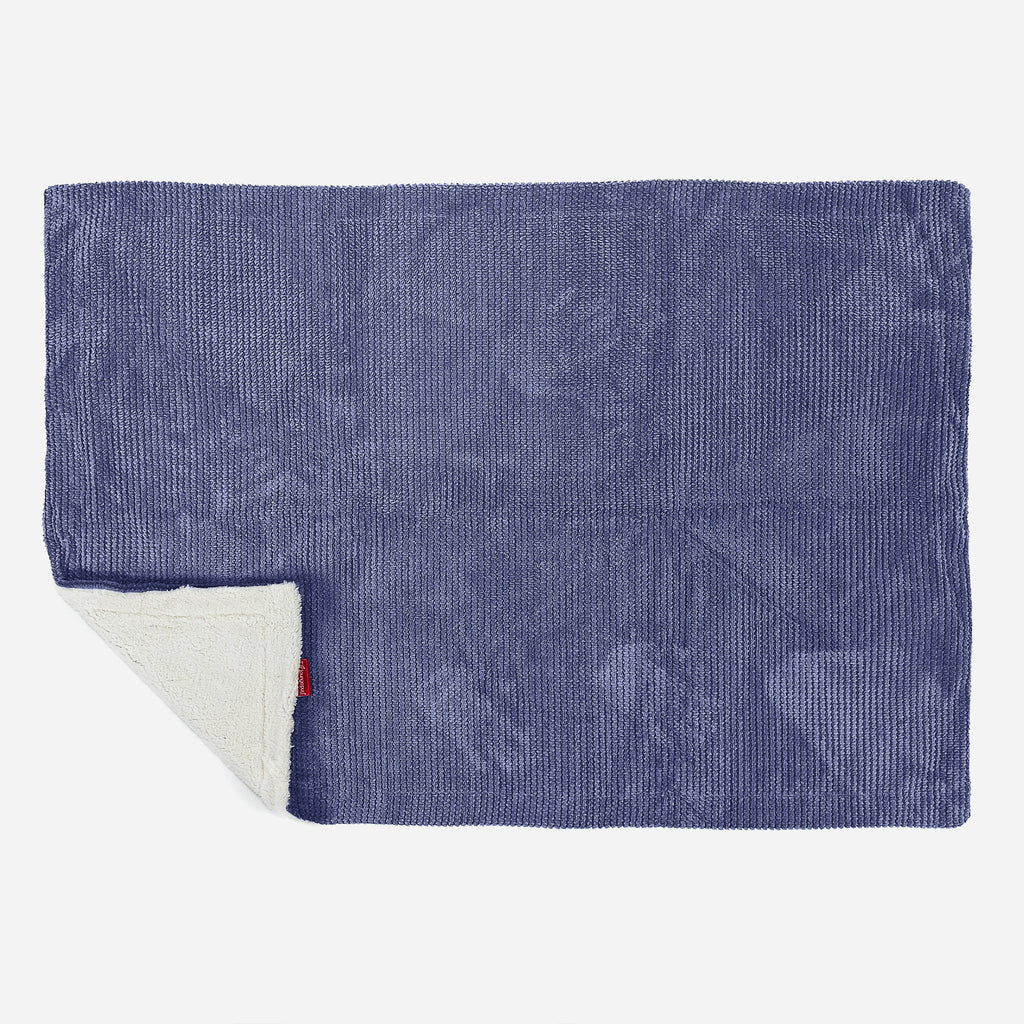 Sherpa Throw / Blanket - Pom Pom Purple 03