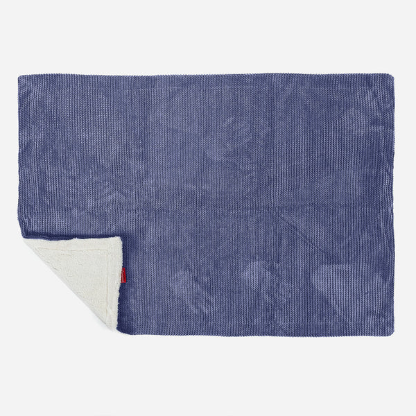 Sherpa Throw / Blanket - Pom Pom Purple 01