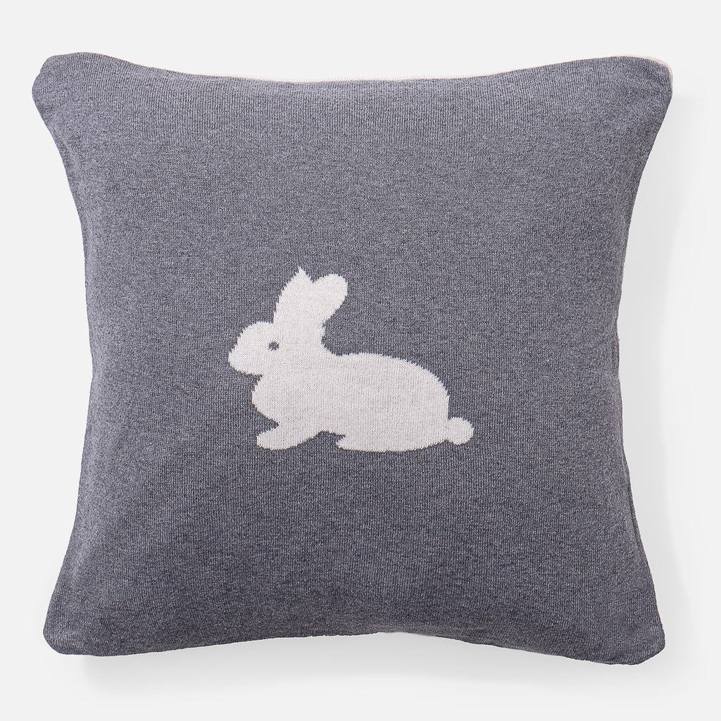 Scatter Cushion 45 x 45cm - 100% Cotton Rabbit 01