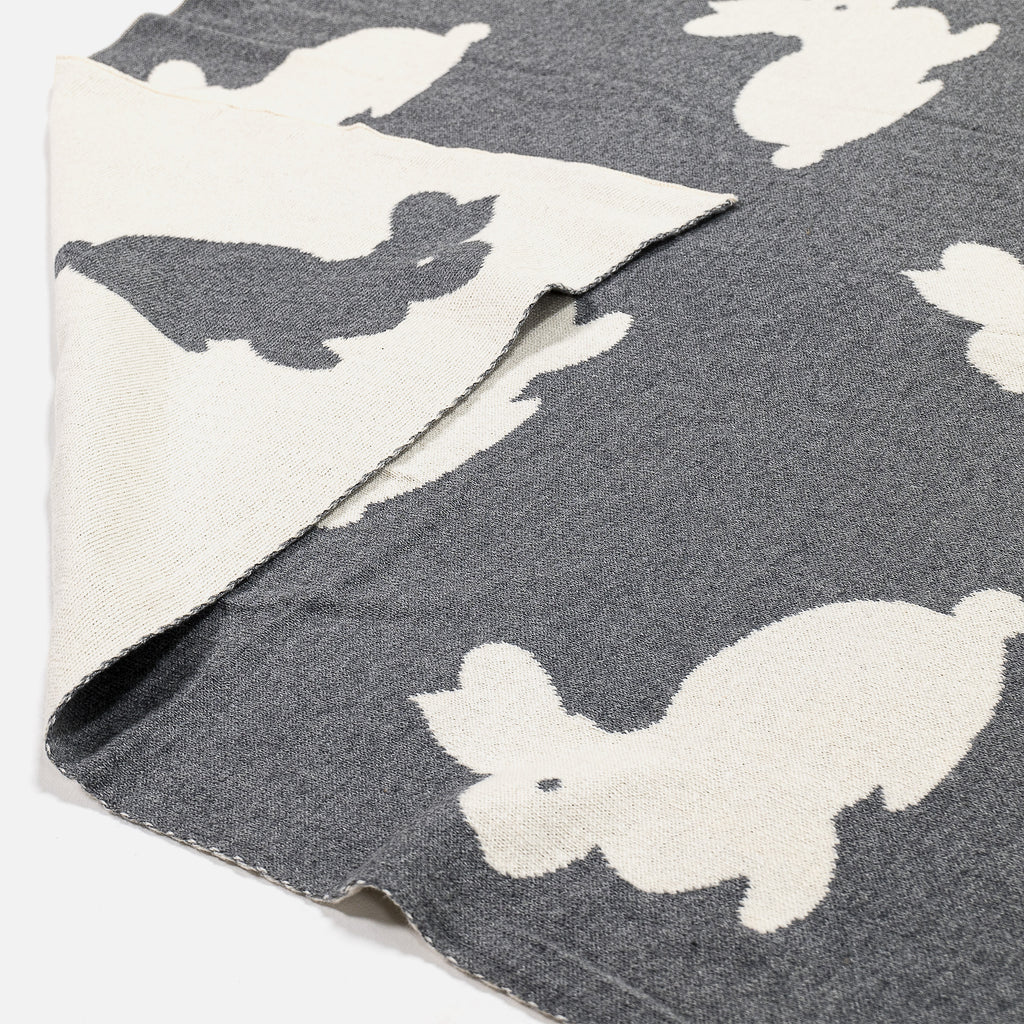Throw / Blanket - 100% Cotton Rabbit 02