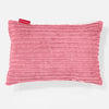 Rectangular Scatter Cushion 35 x 50cm - Cord Coral Pink 01