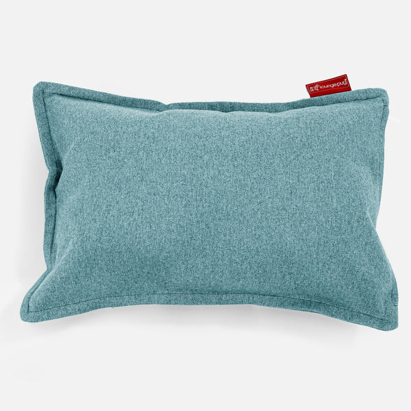 Rectangular Scatter Cushion 35 x 50cm - Interalli Wool Aqua 01