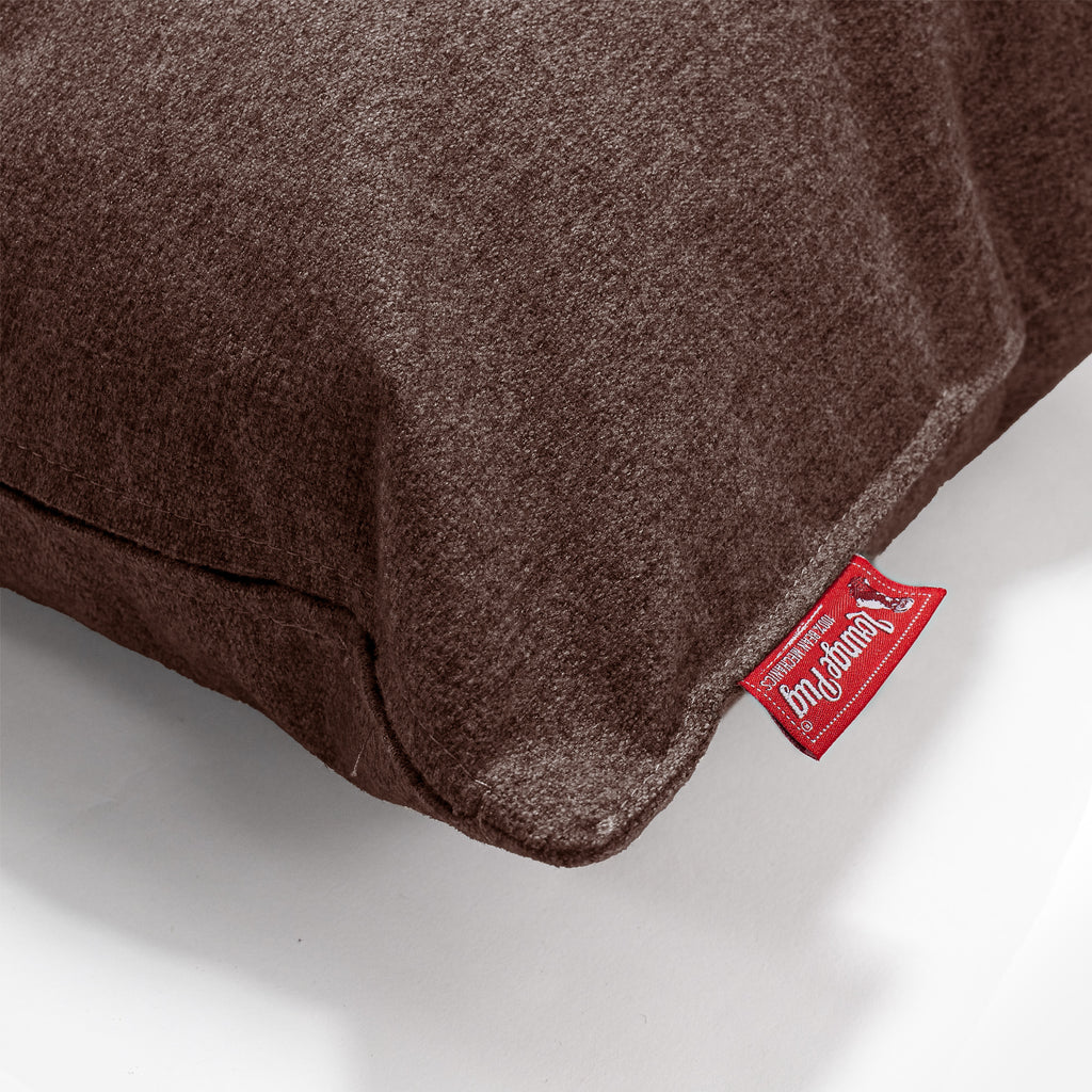 Rectangular Scatter Cushion 35 x 50cm - Interalli Wool Brown 02