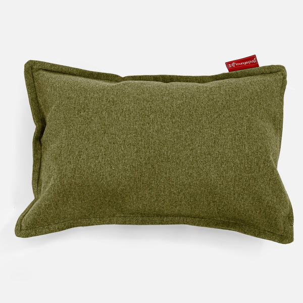 Rectangular Scatter Cushion 35 x 50cm - Interalli Wool Lime 01