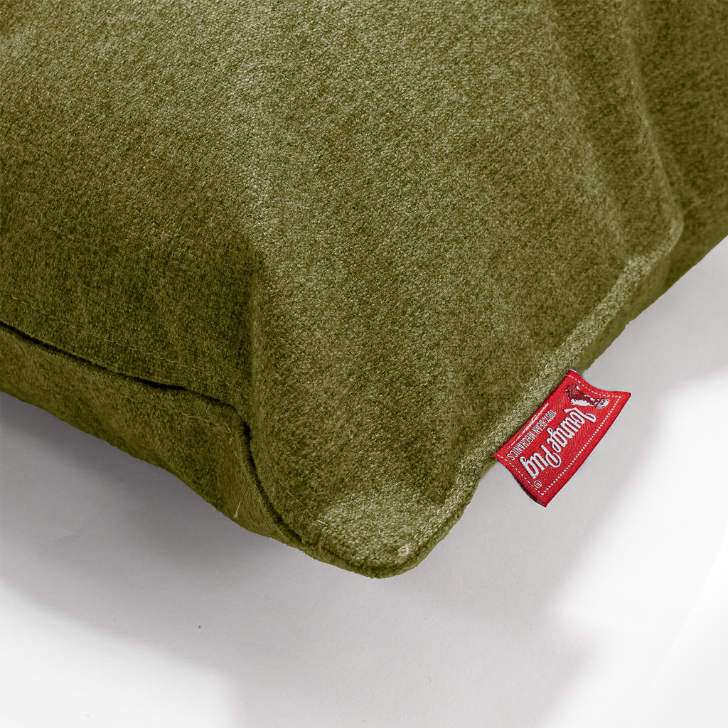 Rectangular Scatter Cushion 35 x 50cm - Interalli Wool Lime 02