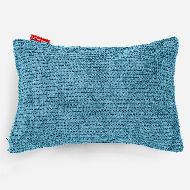 Rectangular Scatter Cushion 35 x 50cm - Pom Pom Aegean Blue 01