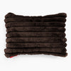 Rectangular Scatter Cushion Cover 35 x 50cm - Ultra Plush Cord Sable 01