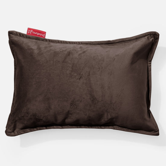 Rectangular Scatter Cushion 35 x 50cm - Velvet Espresso 01