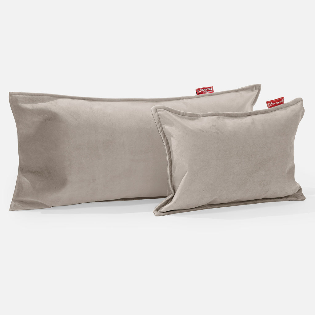 Rectangular Scatter Cushion 35 x 50cm - Velvet Mink 03