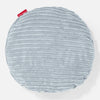 Round Scatter Cushion 50cm - Cord Baby Blue 01