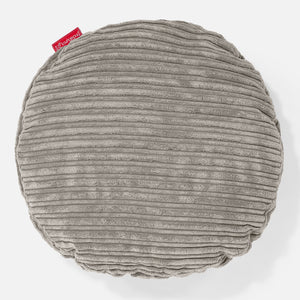 Round Scatter Cushion Cover 50cm - Cord Mink