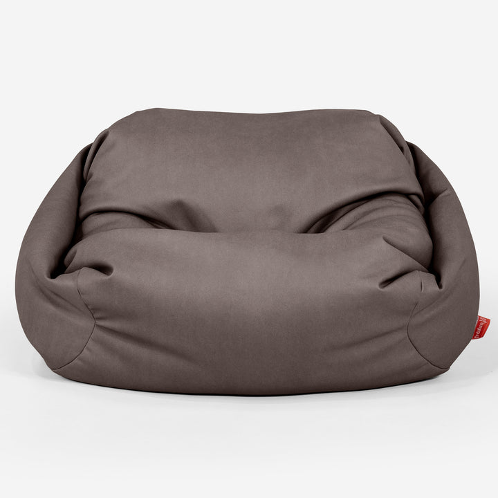 Sabine Bean Bag Armchair - Vegan Leather Chocolate 02