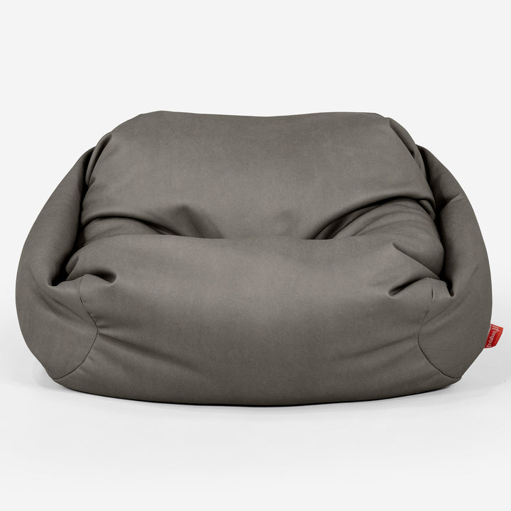 Sabine Bean Bag Armchair - Vegan Leather Grey 02