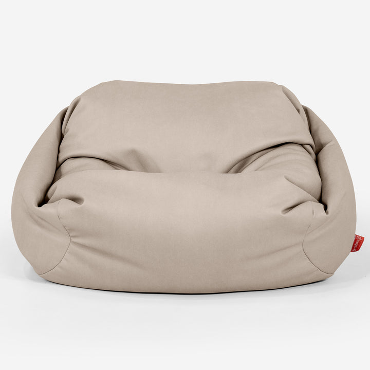 Sabine Bean Bag Armchair - Vegan Leather Ivory 02