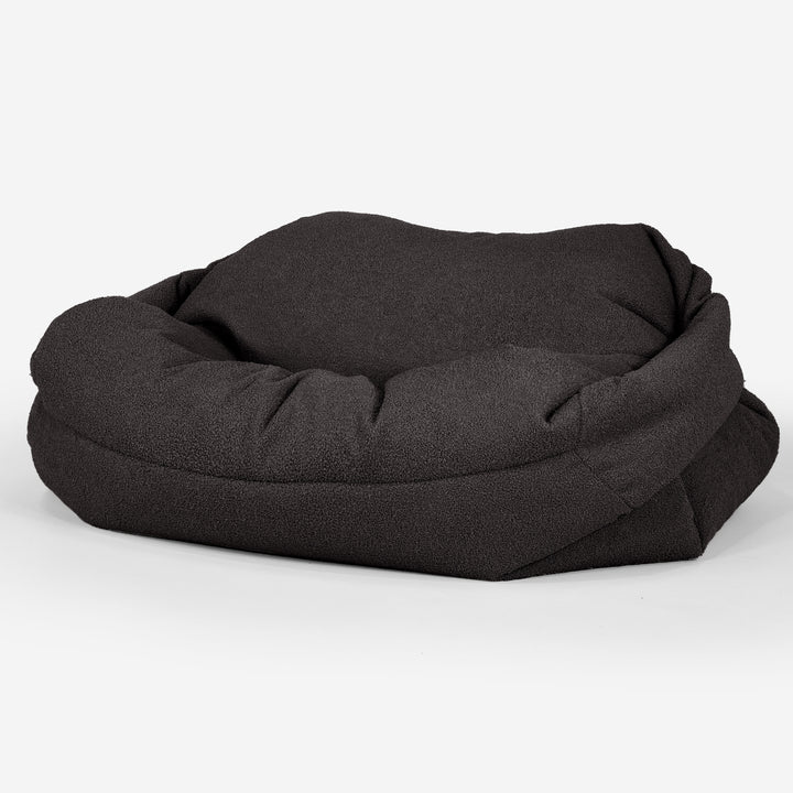 Sabine Bean Bag Sofa - Boucle Graphite Grey 02