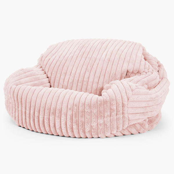 Sabine Bean Bag Sofa - Ultra Plush Cord Dusty Pink 02