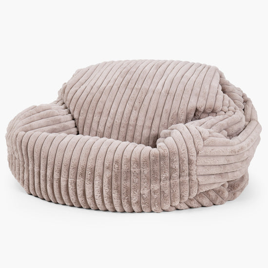 Sabine Bean Bag Sofa - Ultra Plush Cord Minky 02