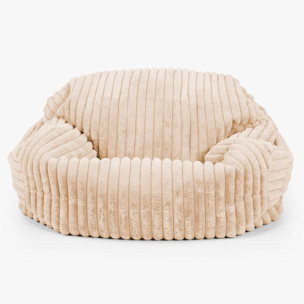 Sabine Bean Bag Sofa - Ultra Plush Cord Peach 01