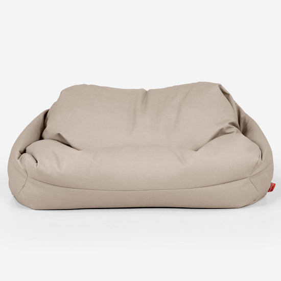 Sabine Bean Bag Sofa - Vegan Leather Ivory 02