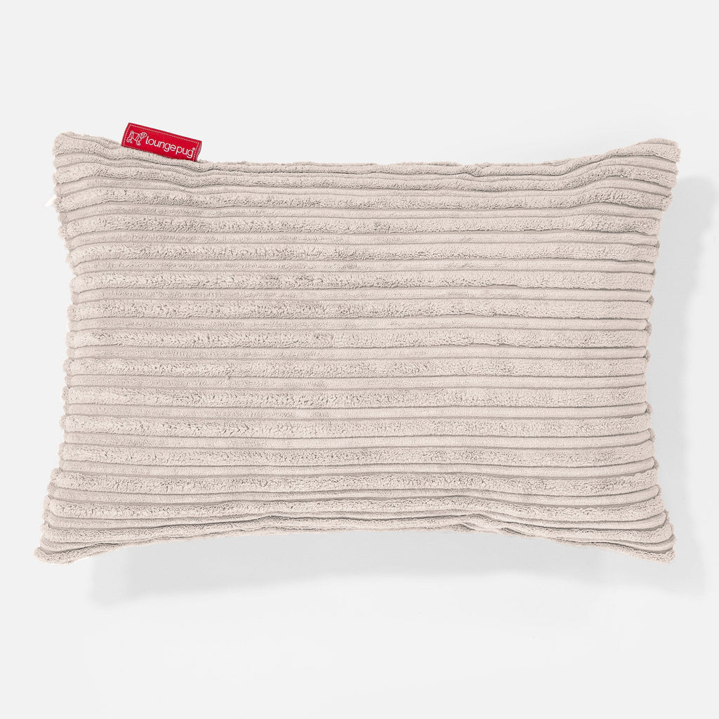 Rectangular Scatter Cushion 35 x 50cm - Cord Ivory 01