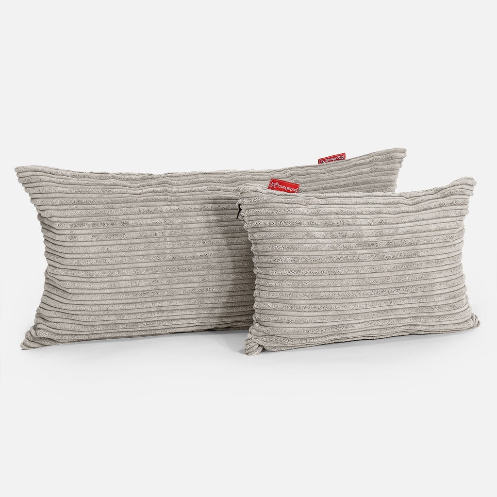 Rectangular Scatter Cushion 35 x 50cm - Cord Mink 03