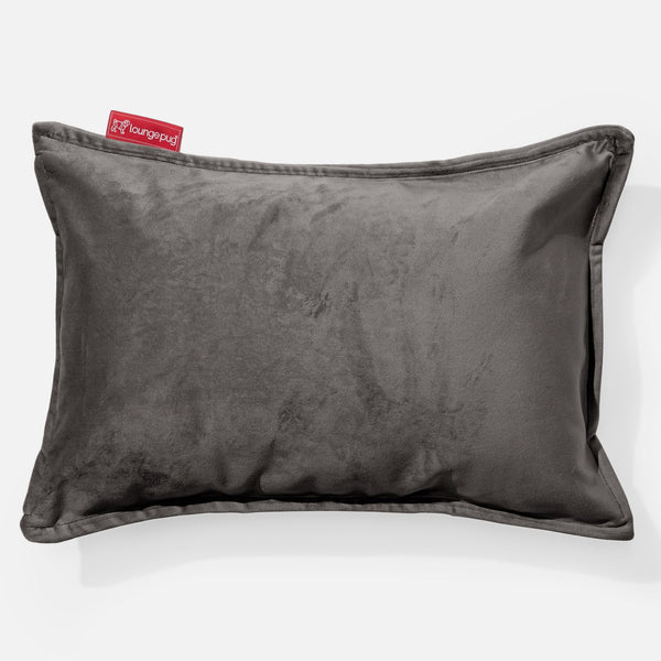 Rectangular Scatter Cushion 35 x 50cm - Velvet Graphite Grey 01