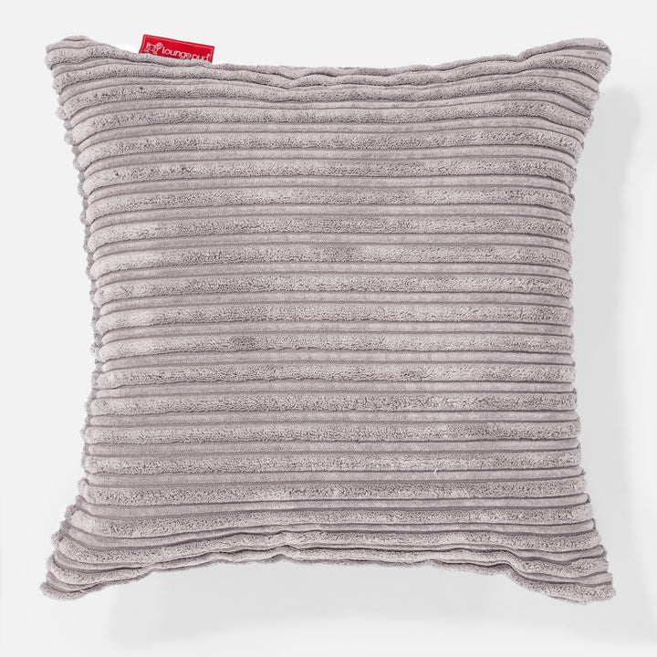 Scatter Cushion 47 x 47cm - Cord Aluminium Silver 01