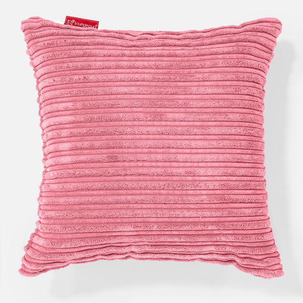 Scatter Cushion 47 x 47cm - Cord Coral Pink 01