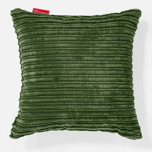 Scatter Cushion Cover 47 x 47cm - Cord Forest Green